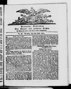 Berlinische Nachrichten von Staats- und gelehrten Sachen vom 06.07.1802