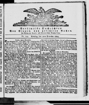 Berlinische Nachrichten von Staats- und gelehrten Sachen vom 03.12.1805