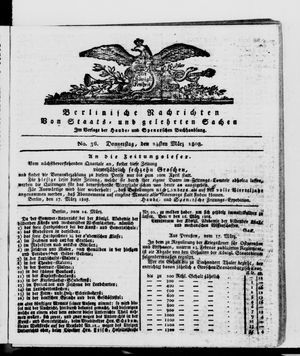 Berlinische Nachrichten von Staats- und gelehrten Sachen vom 24.03.1808