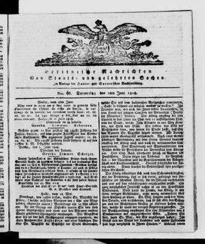 Berlinische Nachrichten von Staats- und gelehrten Sachen on Jun 2, 1808
