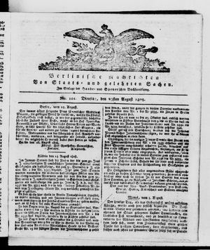 Berlinische Nachrichten von Staats- und gelehrten Sachen vom 23.08.1808