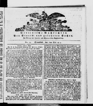 Berlinische Nachrichten von Staats- und gelehrten Sachen vom 06.05.1809