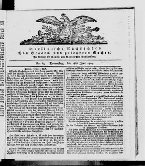 Berlinische Nachrichten von Staats- und gelehrten Sachen vom 01.06.1809