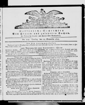 Berlinische Nachrichten von Staats- und gelehrten Sachen vom 25.09.1810