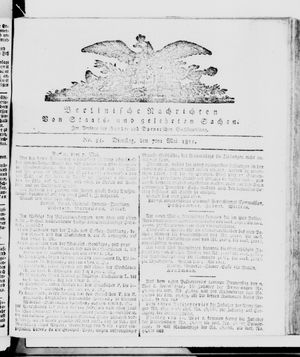 Berlinische Nachrichten von Staats- und gelehrten Sachen vom 07.05.1811