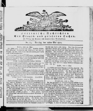 Berlinische Nachrichten von Staats- und gelehrten Sachen vom 28.05.1811