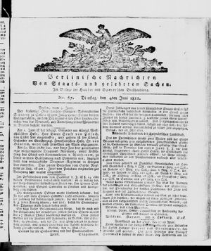 Berlinische Nachrichten von Staats- und gelehrten Sachen vom 04.06.1811