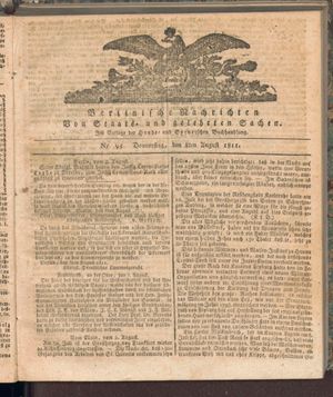 Berlinische Nachrichten von Staats- und gelehrten Sachen vom 08.08.1811