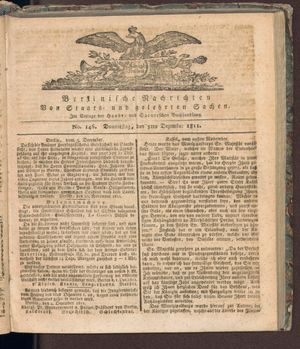 Berlinische Nachrichten von Staats- und gelehrten Sachen vom 05.12.1811