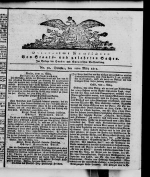 Berlinische Nachrichten von Staats- und gelehrten Sachen vom 10.03.1812