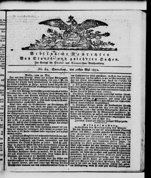Berlinische Nachrichten von Staats- und gelehrten Sachen vom 30.05.1812
