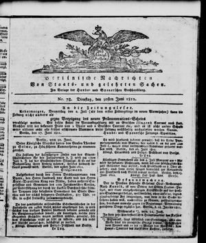 Berlinische Nachrichten von Staats- und gelehrten Sachen vom 30.06.1812