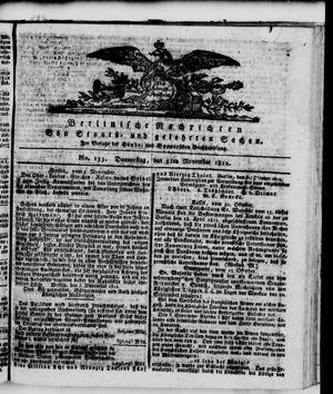Berlinische Nachrichten von Staats- und gelehrten Sachen vom 05.11.1812