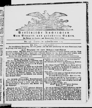 Berlinische Nachrichten von Staats- und gelehrten Sachen vom 31.12.1816
