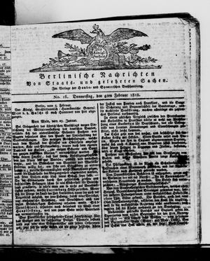 Berlinische Nachrichten von Staats- und gelehrten Sachen vom 05.02.1818