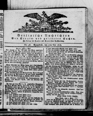 Berlinische Nachrichten von Staats- und gelehrten Sachen vom 09.05.1818