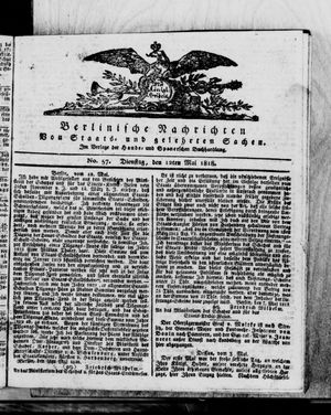 Berlinische Nachrichten von Staats- und gelehrten Sachen vom 12.05.1818