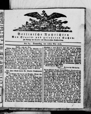 Berlinische Nachrichten von Staats- und gelehrten Sachen vom 28.05.1818