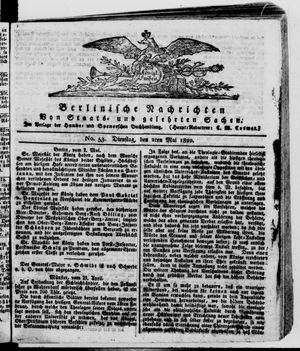 Berlinische Nachrichten von Staats- und gelehrten Sachen on May 2, 1820