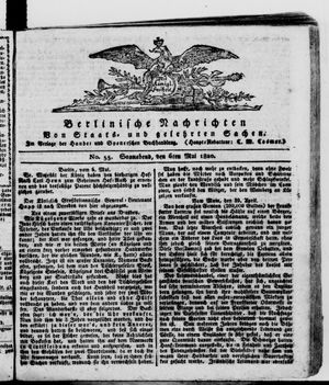 Berlinische Nachrichten von Staats- und gelehrten Sachen on May 6, 1820