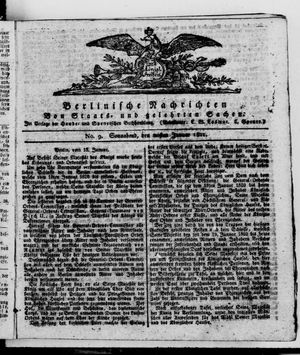 Berlinische Nachrichten von Staats- und gelehrten Sachen vom 20.01.1821