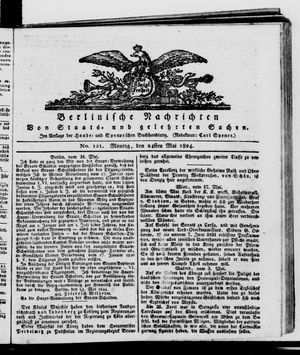 Berlinische Nachrichten von Staats- und gelehrten Sachen vom 24.05.1824