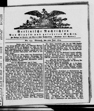 Berlinische Nachrichten von Staats- und gelehrten Sachen vom 09.06.1824