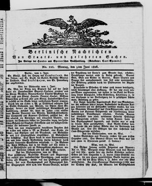 Berlinische Nachrichten von Staats- und gelehrten Sachen vom 05.06.1826