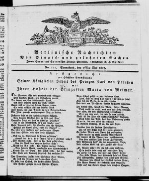 Berlinische Nachrichten von Staats- und gelehrten Sachen vom 26.05.1827