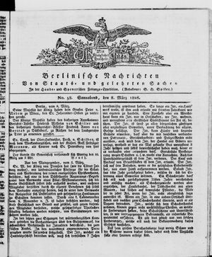 Berlinische Nachrichten von Staats- und gelehrten Sachen on Mar 8, 1828