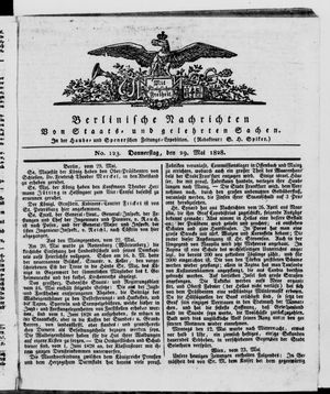 Berlinische Nachrichten von Staats- und gelehrten Sachen vom 29.05.1828