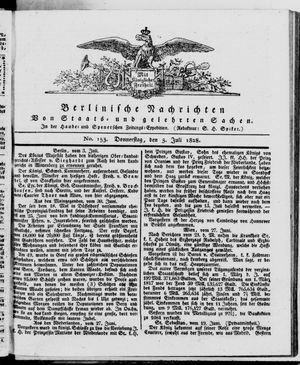 Berlinische Nachrichten von Staats- und gelehrten Sachen vom 03.07.1828