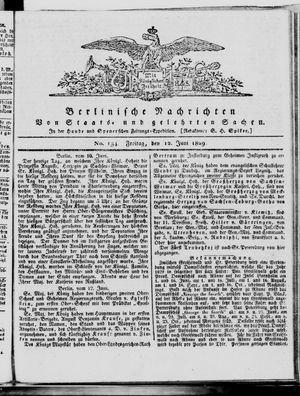 Berlinische Nachrichten von Staats- und gelehrten Sachen vom 12.06.1829