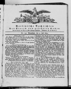 Berlinische Nachrichten von Staats- und gelehrten Sachen vom 04.07.1829