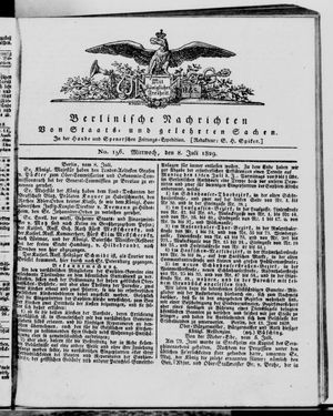 Berlinische Nachrichten von Staats- und gelehrten Sachen vom 08.07.1829