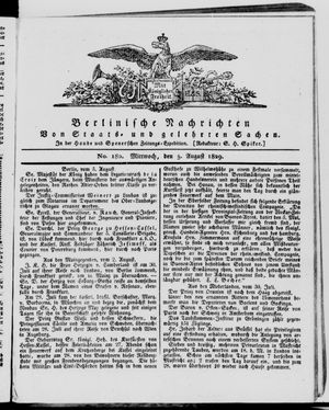 Berlinische Nachrichten von Staats- und gelehrten Sachen vom 05.08.1829