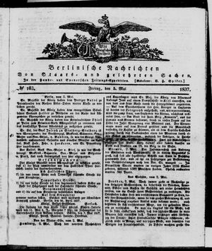 Berlinische Nachrichten von Staats- und gelehrten Sachen vom 05.05.1837