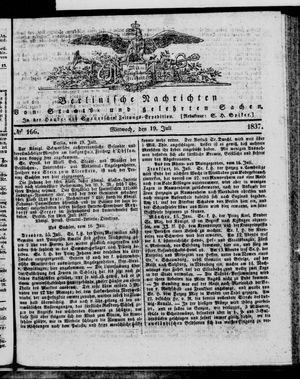 Berlinische Nachrichten von Staats- und gelehrten Sachen vom 19.07.1837