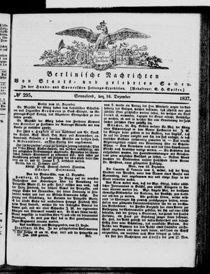 Berlinische Nachrichten von Staats- und gelehrten Sachen vom 16.12.1837