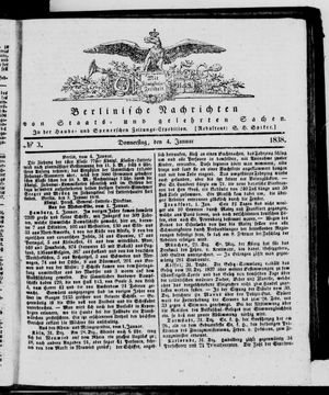 Berlinische Nachrichten von Staats- und gelehrten Sachen vom 04.01.1838