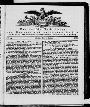 Berlinische Nachrichten von Staats- und gelehrten Sachen on Jan 5, 1838