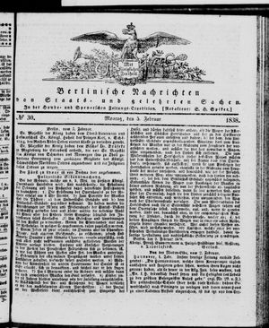 Berlinische Nachrichten von Staats- und gelehrten Sachen vom 05.02.1838