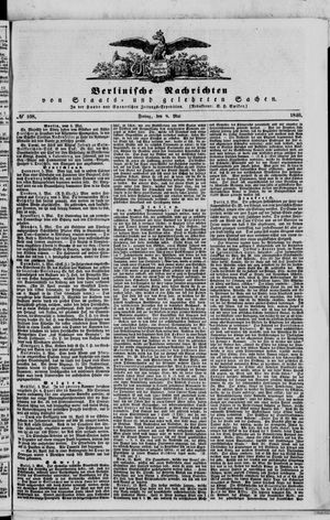Berlinische Nachrichten von Staats- und gelehrten Sachen vom 08.05.1840