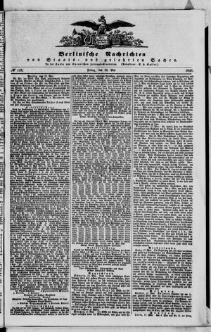 Berlinische Nachrichten von Staats- und gelehrten Sachen vom 22.05.1840