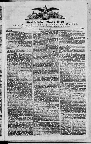 Berlinische Nachrichten von Staats- und gelehrten Sachen on Jul 3, 1840