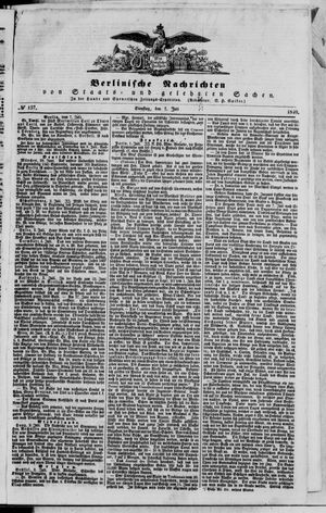 Berlinische Nachrichten von Staats- und gelehrten Sachen vom 07.07.1840