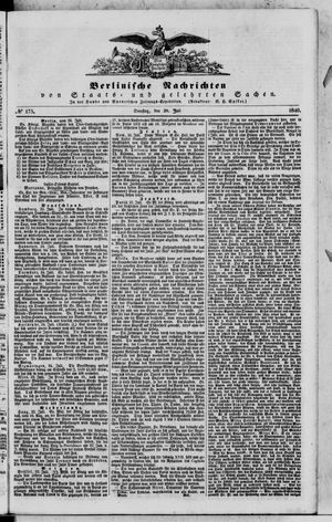 Berlinische Nachrichten von Staats- und gelehrten Sachen vom 28.07.1840