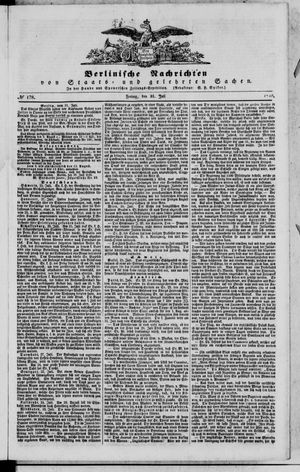 Berlinische Nachrichten von Staats- und gelehrten Sachen vom 31.07.1840