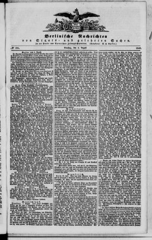 Berlinische Nachrichten von Staats- und gelehrten Sachen vom 04.08.1840