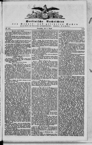 Berlinische Nachrichten von Staats- und gelehrten Sachen vom 06.08.1840